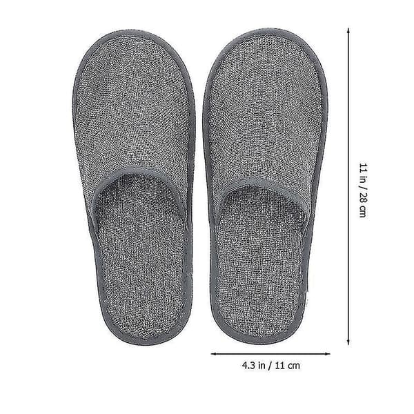 10 par gästslippers Wuqx