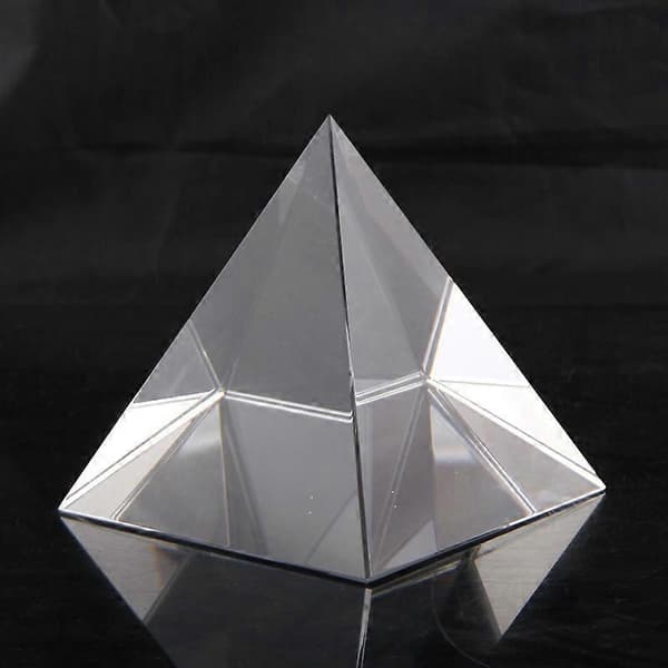 Prism Optiskt Glas Pyramid 40mm Hög Rektangulär Polyeder Lämplig för Undervisningsexperiment