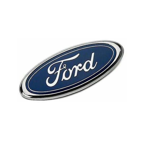Sininen 9-nastainen Fordin soikea etusäleikön merkki Transit mk6 mk7 2006 - 2014