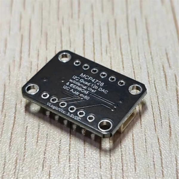 MCP4728 Quad DAC Output Sensor Modul med EEPROM Modul Kompatibel med STEMMA QT Qwiic