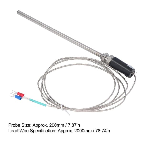 Högkvalitativ WRNT-01 K-typ 200mm skärmad trådsensor