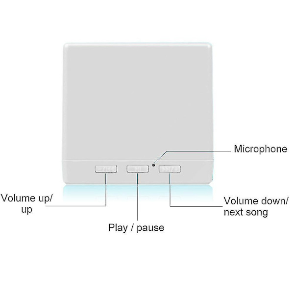 Pieni neliömäinen Bluetooth-kaiutin Tietokone Mini Matkapuhelin Langaton Äänentoisto Subwoofer Puhelu Pieni Kaiutin