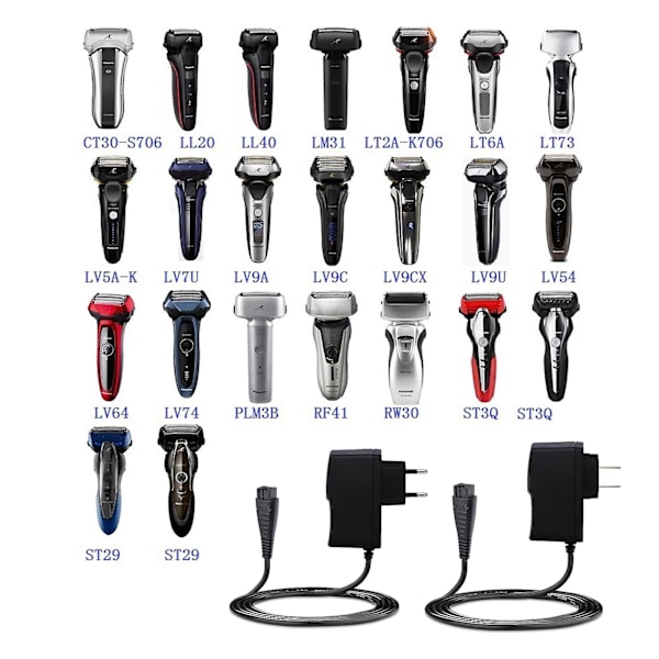 4,8V 1,25A väggkontakt AC-strömadapter för Panasonic EES-RF31 ES-RF41 ES-SF21 ES-LT2A RE7-27 72 rakapparat för rakapparatladdare RE7-87