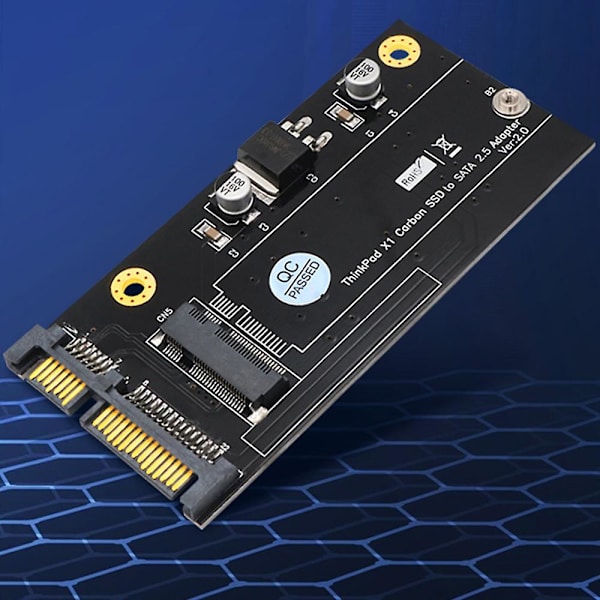 20+6 Pins SSD til SATA 2,5 tommer Adapterkort Konverter til X1 Carbon