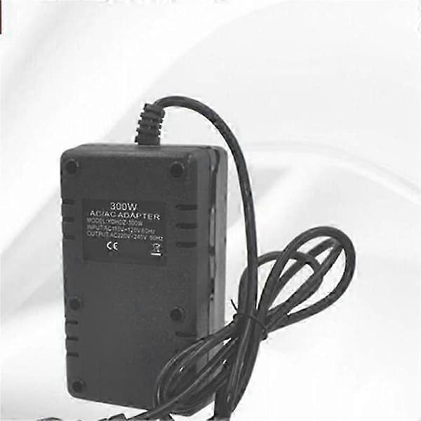 Effekttransformator 300W - 220V til 110V spændingsomformer til rejser