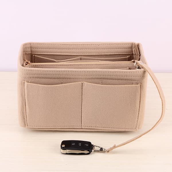 Multifunksjonell Volt Bag - Volt Bag i Bag - Volt Kosmetikkveske - Stor Vaskepose for Kvinner - Khaki
