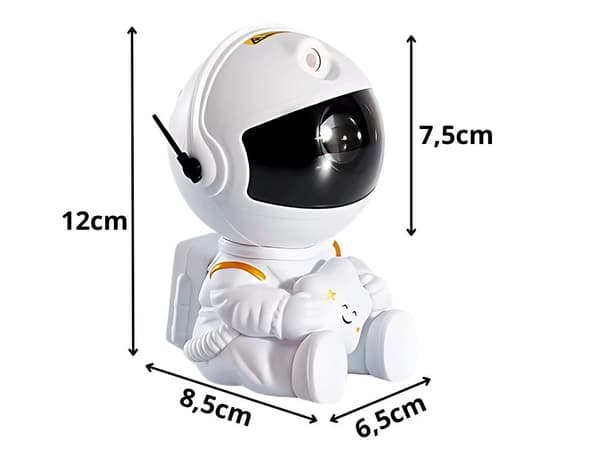 Rymdprojektor astronaut - Laser LED med fjärrkontroll