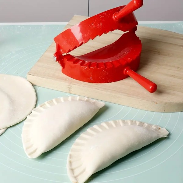1:a, Dumpling Maker (28,96cmx18,54cmx3,56cm), PP Plast Dumpling Press, Empanada Press, Ravioli Dumpling Wrappers Form