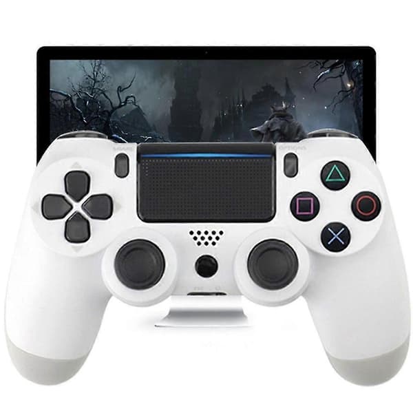 Trådløs controller til Playstation 4 - Glacier White-
