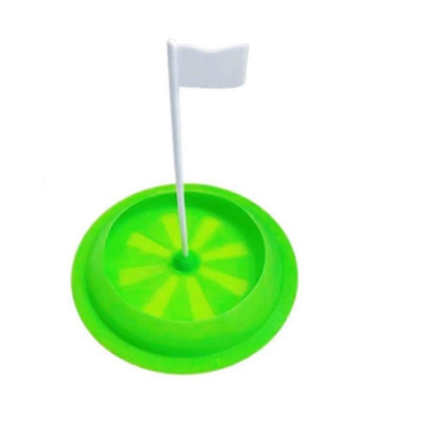 Golfharjoittelureikä, puttauskuppi, pehmeä kumi, kaikkiin suuntiin, maalilippu, golfreikäkuppi, harjoitteluväline
