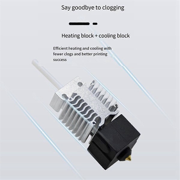 För -V3 SE Hotend Munstycksset 40W 24V Värmeblock Extruder Hotend Kit 3D-skrivartillbehör