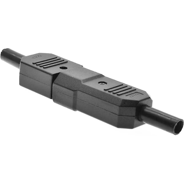 Strømstik 250v 10a 3-polet C14 Han C13 Hun DC AC Strømstik IEC Strømstik Adapter Strømkabel Stik til Strøm Overførsel (2 stk)