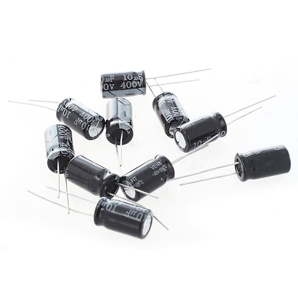 10 x 400v 10uf Låg ESR Impedans Elektrolytkondensator