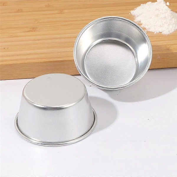20 Stykker Individuelle Forme Buddingforme Kopper Mini Chokolade Smeltede Pander Non-Stick Cupcake Kage Cookie Buddingform