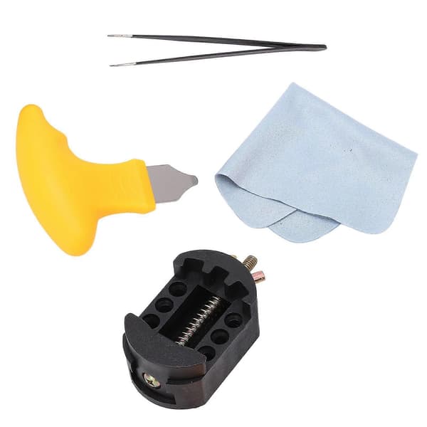 Högkvalitativt 17-delars klockreparationsset, klockpress, batteribyte