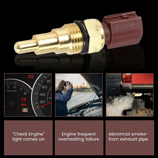 Temperatursensor B6S718840 Motor Kølevæske Temperatursensor til Mazda MX-5 1.6 Mk1