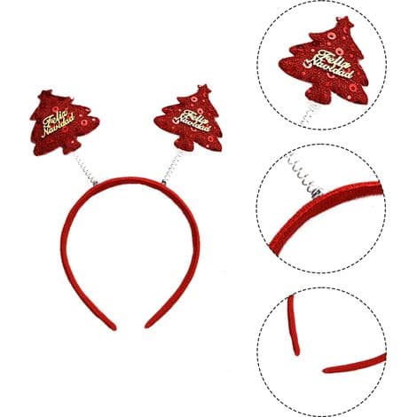 Hårband - Juldiadem - Festlig accessoar - För vuxna och barn - 1-pack