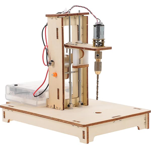 1 Sett Mini Bordbenkbor DIY Utdanningsvitenskapsprosjekt Mini Borpresse Kit