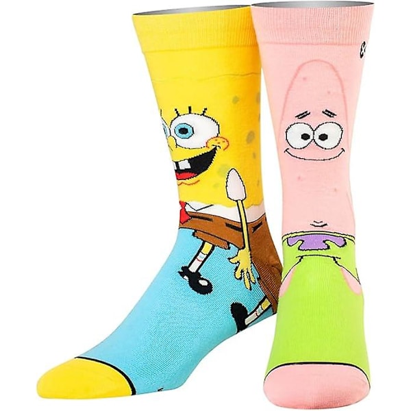 Spongebob Cartoon Socks, Men's And Women's, Assorted