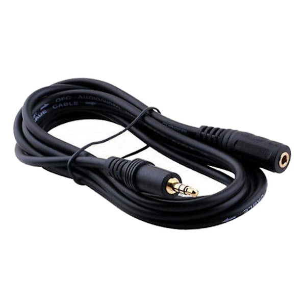 3,5 mm 1/8\" Han-Hun Stereo Hovedtelefon Kabel Snor Stik Ny 10m