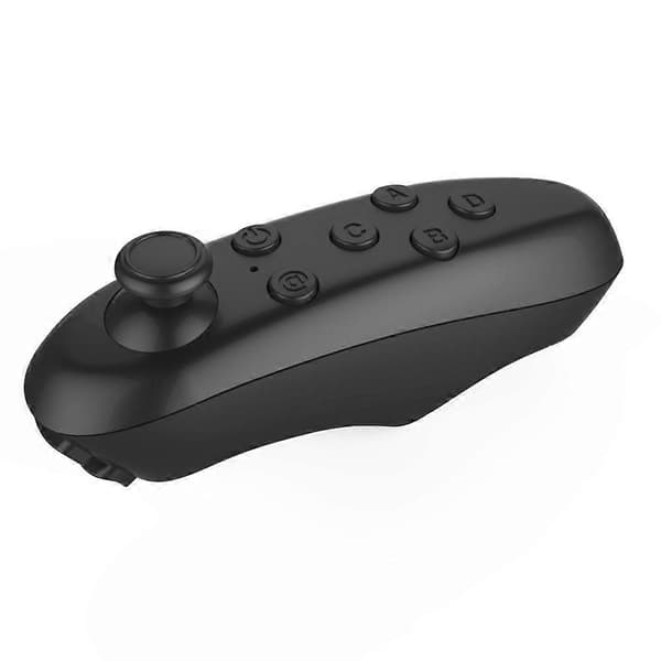 Bluetooth Fjernkontroll Mini Trådløs Gamepad Mus for iOS Android VR BOX - Svart