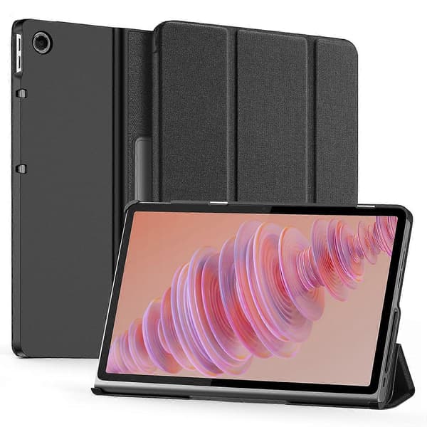 DUX DUCIS Domo-serien för Lenovo Tab Plus Läderfodral Tri-Fold Ställ Anti-Rep Tablet Skydd