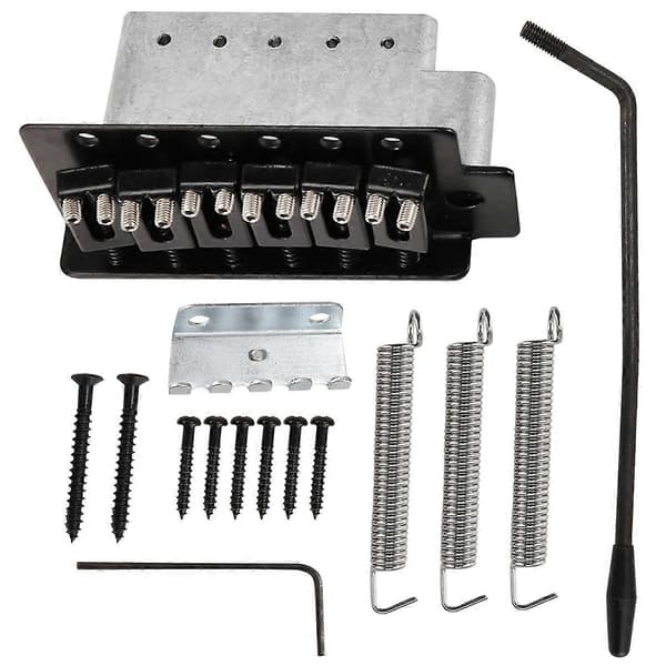 Licensierat Tremolobryggsystem Set för Fender Stratocaster Squier Elgitarr Ersättning
