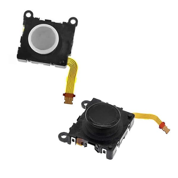 3D Analog Joystick til 1000 PSV1000 Joystick Controller ThumbStick til 1000 Sort & Hvid