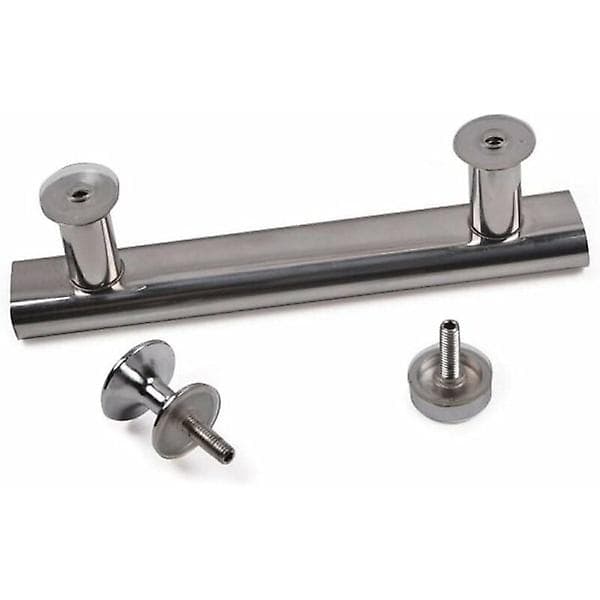 2x Kromforniklet Brusestanggreb 145mm Dørgreb til