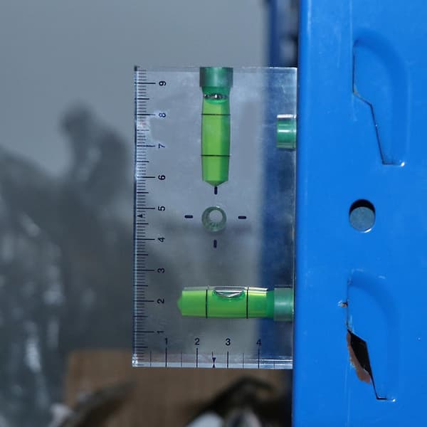Hög precision transparent tvåvägs magnetisk nivå bubbla mini nivå