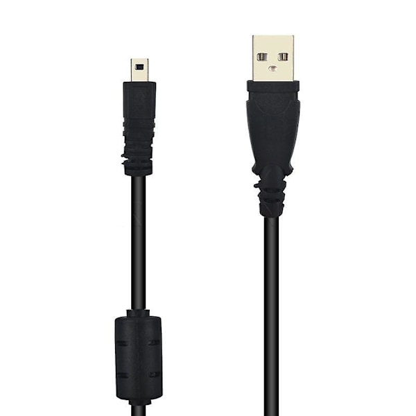 USB-kabel for dataoverføring og lading for Nikon D5300 / D3300 kamera, svart