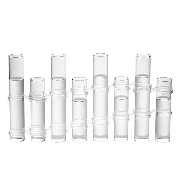 Hopfällbar blomvas Olika Höjder Klar Cylinder Glas Provrör Förökningsstation, för Indo