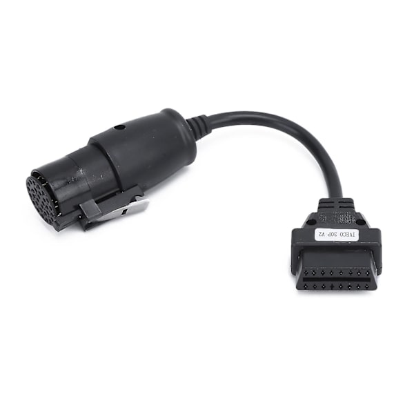 OBD2 30-polig till 16-polig diagnostikkabeladapter 250 mm/9,8 tum ersättning för IVECO-lastbilar