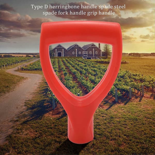 Plast Scoop Poly D-Grep Håndtak Plen Gård Hage Snømåking Spade Gaffel Spade