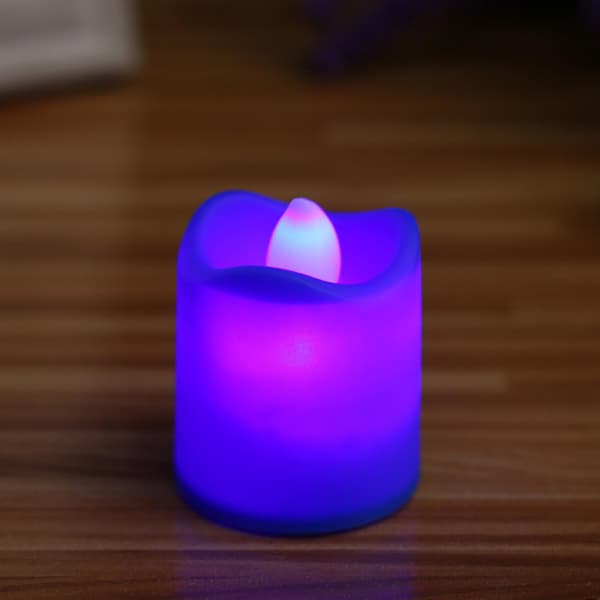 24 stk. LED-lys Flammeløse Duftfrie Bløde Lys LED Te Lys Batteridrevne Lys til Valentinsdag