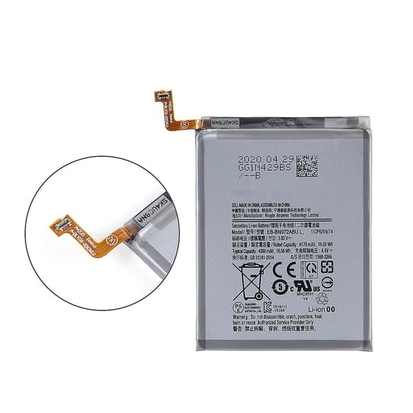For Samsung Galaxy Note 10 Plus 4G 3.85V 4170mAh Oppladbart Li-ion Polymer Batteri (Kode: EB-BN9