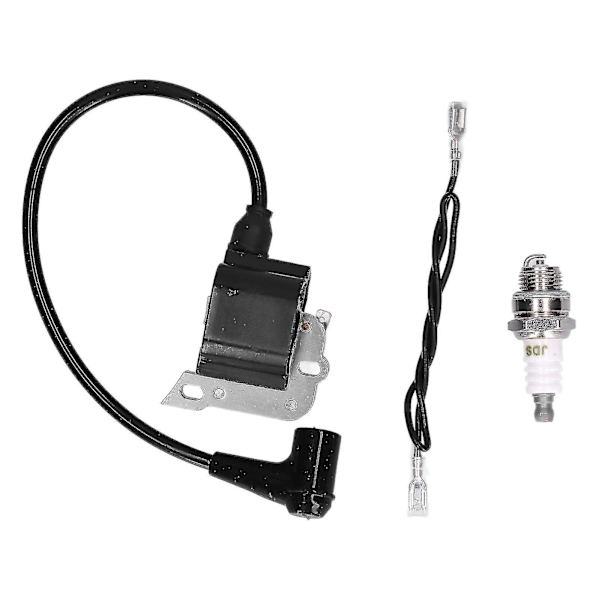 Tändspolemodul med tändstift lämplig för Jonsered motorsåg 450 455 525 535 490 590