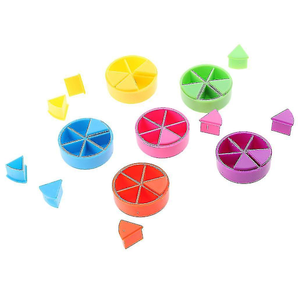 42x Trivial Pursuit Game Pieces Pie Wedges Set Kids Intelligent Development