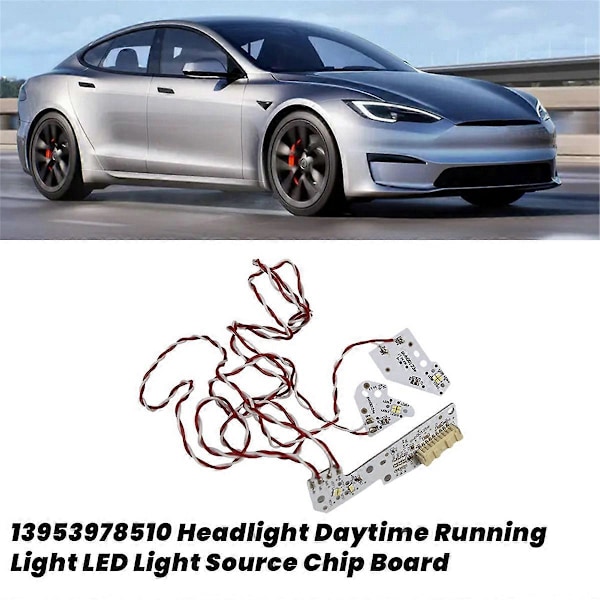 13953978510 Bilstrålkastare Varselljus LED-kort för Tesla Model S Blinkers Ljuskälla
