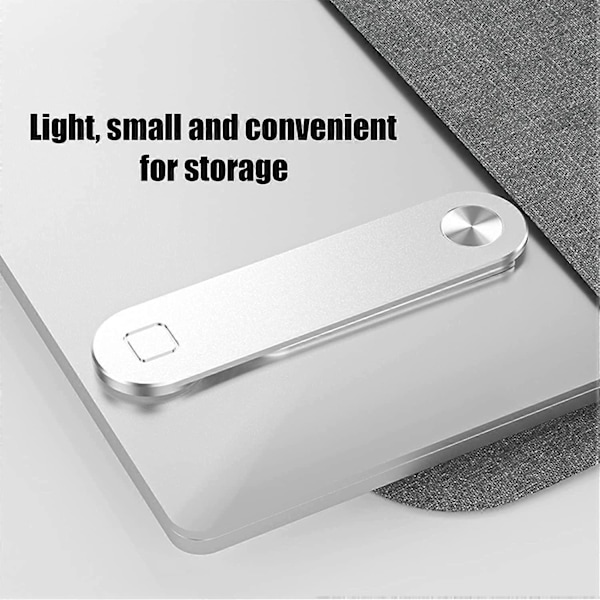Magnetisk Telefonholder for Laptop, Justerbar Mobiltelefonholder for Laptop, Sidefeste Klips for Laptop