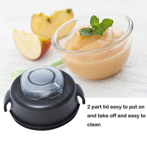 2-delt lokk og plugg som passer til Vitamix 64-ounce (høy profil) beholder Blender reservedeler for