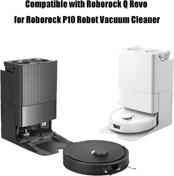 21 STK tilbehørssett for Roborock Q Revo for Roborock P10 robotstøvsuger (hvit)
