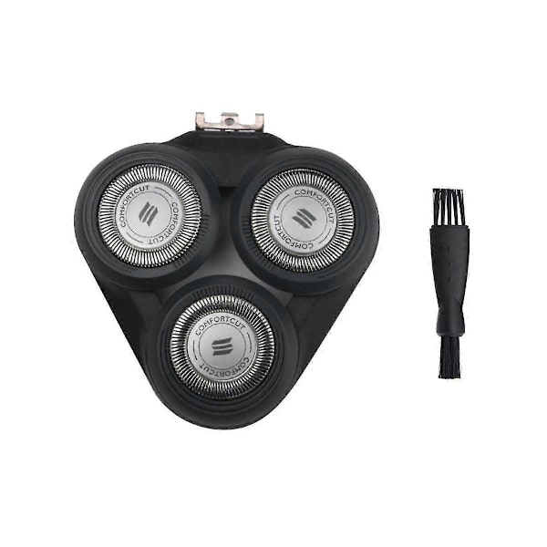 Reservehoved til Philips S5000 S5370 S5571 S5420 S5140 S5078 S5077 S5050 S5082 Elektrisk Skraberblad - Sort