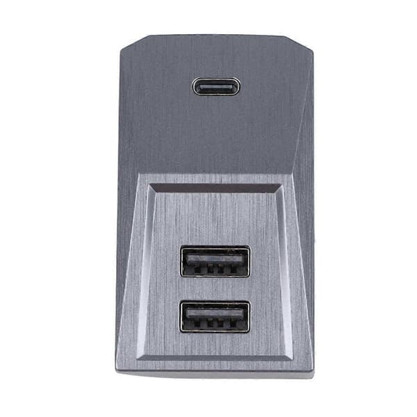 USB Hub til Tesla Model 3 Model Y 2021-2023, 4-i-1 Multi Port Handskerums Hub Flash Drive Docking Sta
