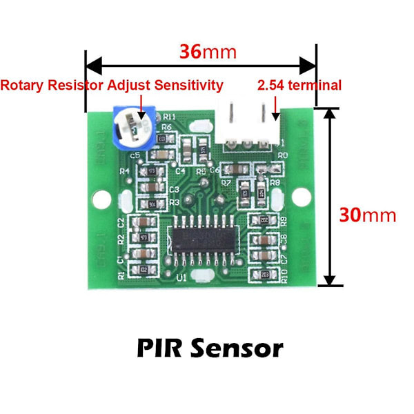 DIY MP3 Musik Röst Uppspelning Kit med PIR Sensor Ljudinspelningsmodul USB Nedladdning Stöd TF Bil
