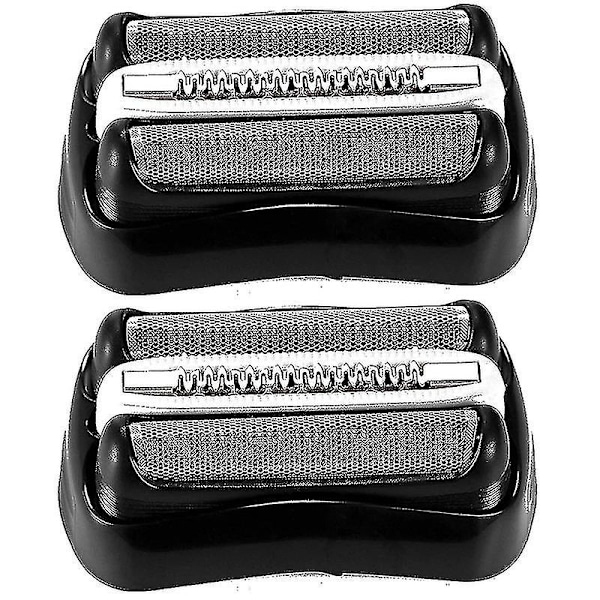 2 stk 32b Barberbladdeler for Braun Serie 3, erstatningsfolie og kutter