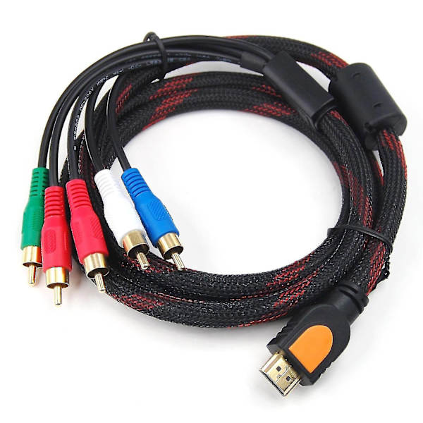 Digiflex HDMI-urosotku 5 RCA RGB Audio Video AV-komponenttikaapeli