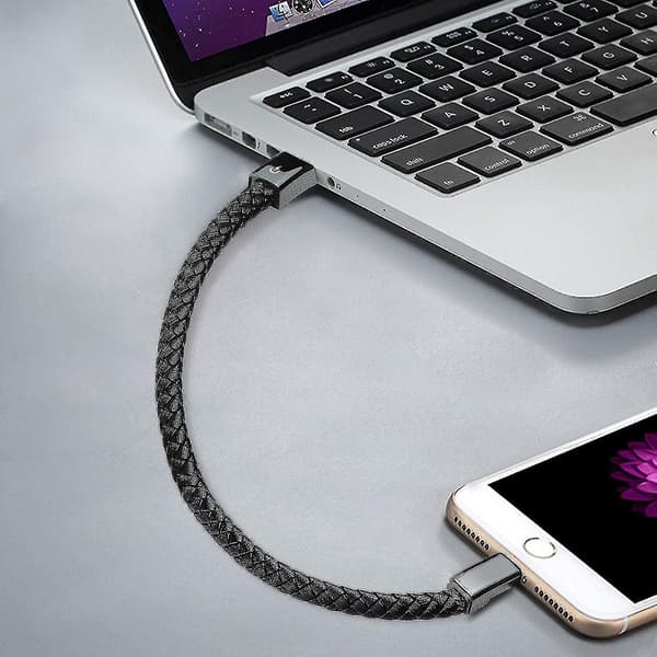 Armbåndsdata kabel for Apple rask lading, kort ladekabel