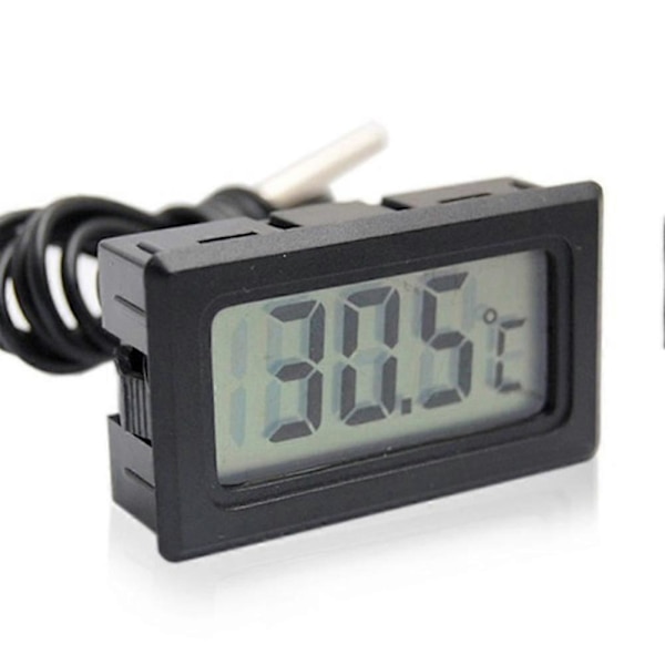 Bil Interiör Termometer Digital LCD Display Akvarium Temperaturmätare Verktyg