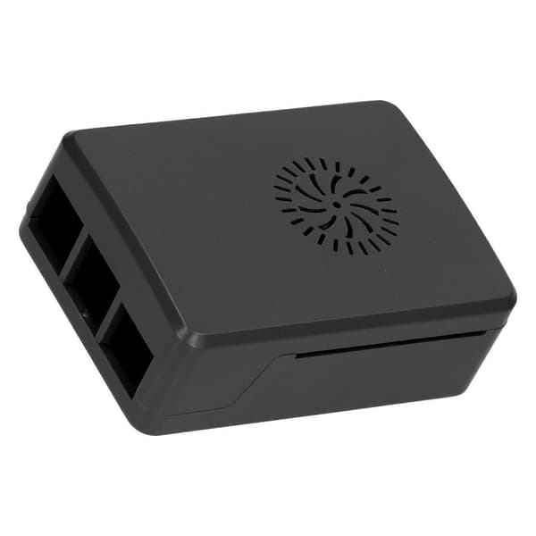 Korkealaatuinen Raspberry Pi 4B suojakotelo, musta